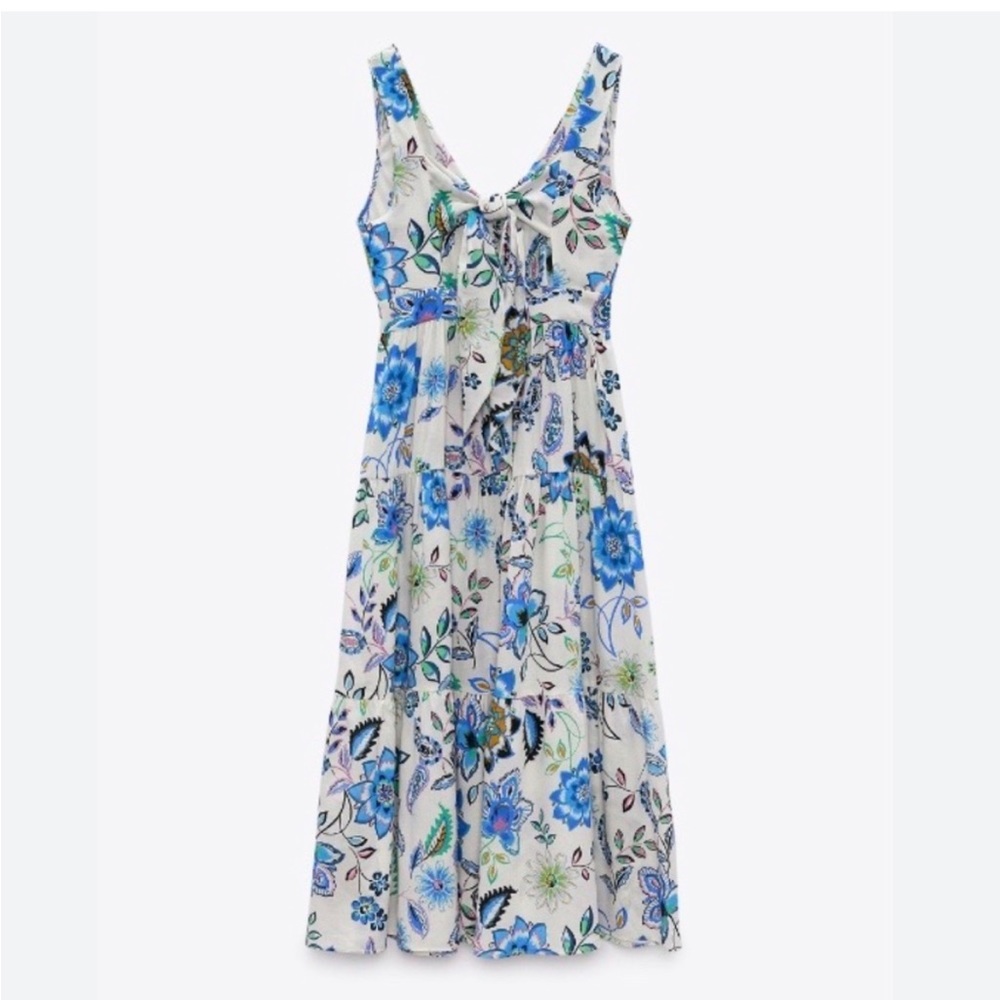 Zara midi floral dress
